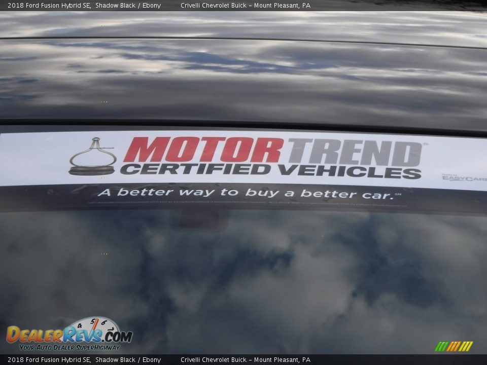 2018 Ford Fusion Hybrid SE Shadow Black / Ebony Photo #7