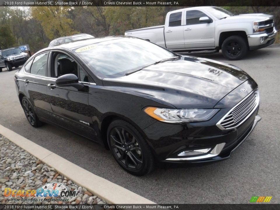 2018 Ford Fusion Hybrid SE Shadow Black / Ebony Photo #8