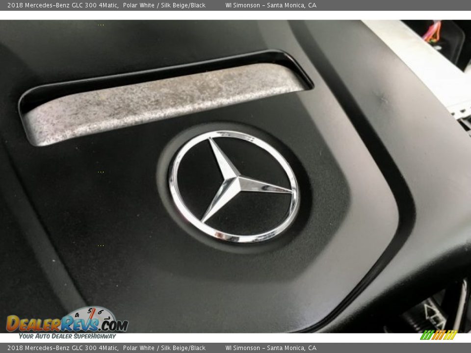 2018 Mercedes-Benz GLC 300 4Matic Polar White / Silk Beige/Black Photo #32