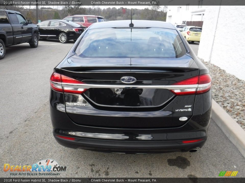2018 Ford Fusion Hybrid SE Shadow Black / Ebony Photo #10