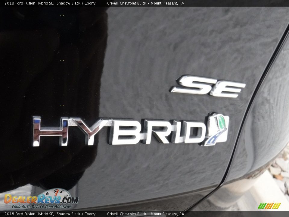 2018 Ford Fusion Hybrid SE Shadow Black / Ebony Photo #11