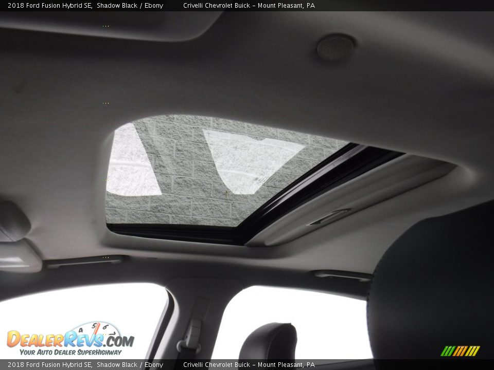 2018 Ford Fusion Hybrid SE Shadow Black / Ebony Photo #14