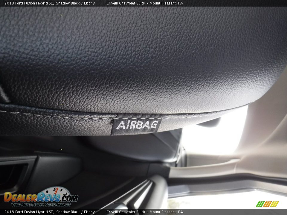 2018 Ford Fusion Hybrid SE Shadow Black / Ebony Photo #18
