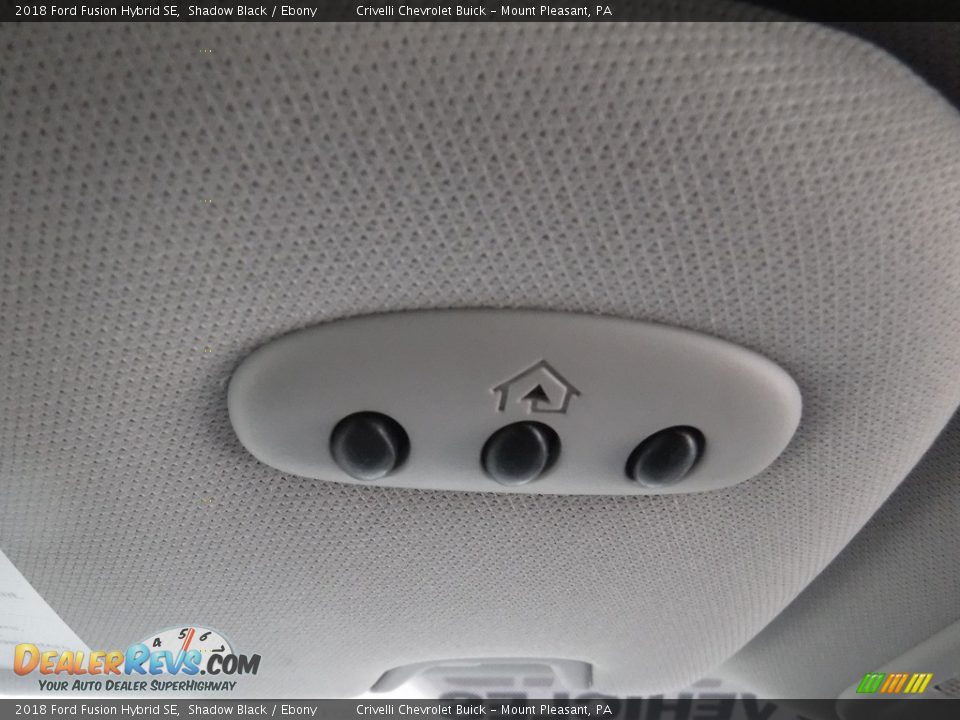 2018 Ford Fusion Hybrid SE Shadow Black / Ebony Photo #25