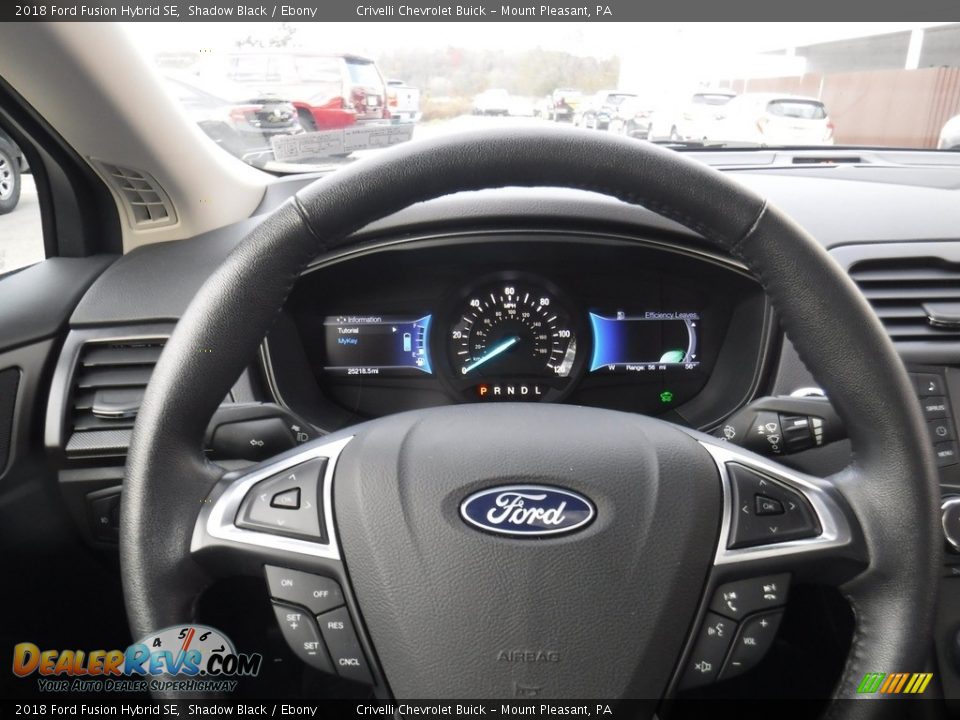 2018 Ford Fusion Hybrid SE Shadow Black / Ebony Photo #27
