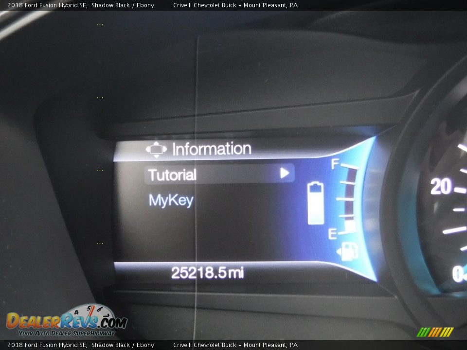 2018 Ford Fusion Hybrid SE Shadow Black / Ebony Photo #35