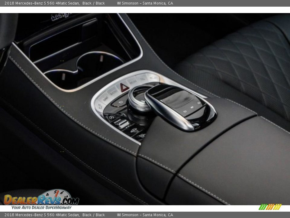 2018 Mercedes-Benz S 560 4Matic Sedan Black / Black Photo #7