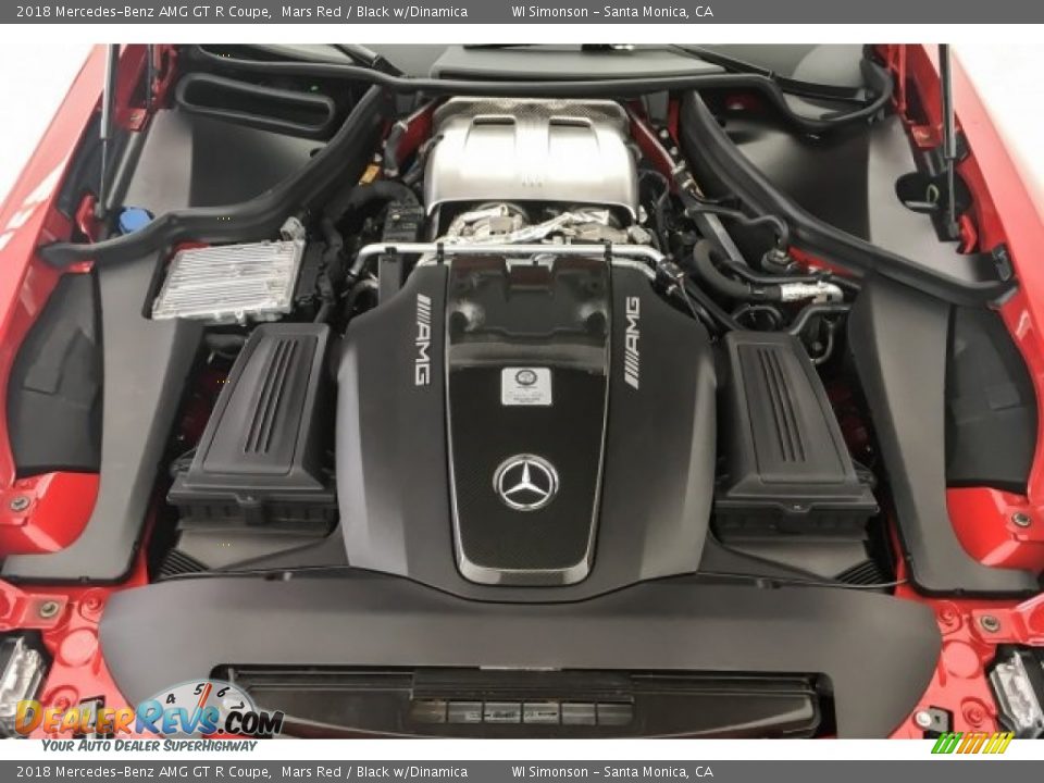 2018 Mercedes-Benz AMG GT R Coupe 4.0 Liter AMG Twin-Turbocharged DOHC 32-Valve VVT V8 Engine Photo #8