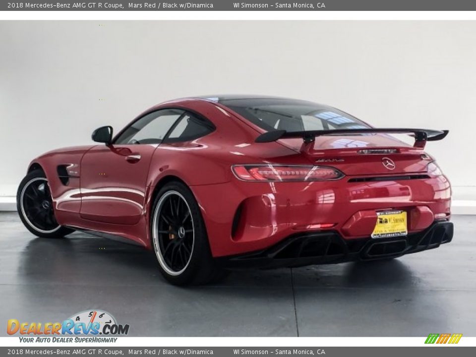 2018 Mercedes-Benz AMG GT R Coupe Mars Red / Black w/Dinamica Photo #9