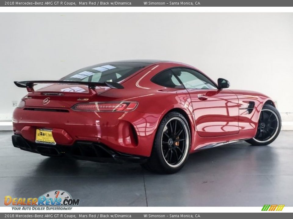 2018 Mercedes-Benz AMG GT R Coupe Mars Red / Black w/Dinamica Photo #16
