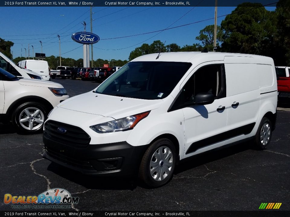 2019 Ford Transit Connect XL Van White / Ebony Photo #1