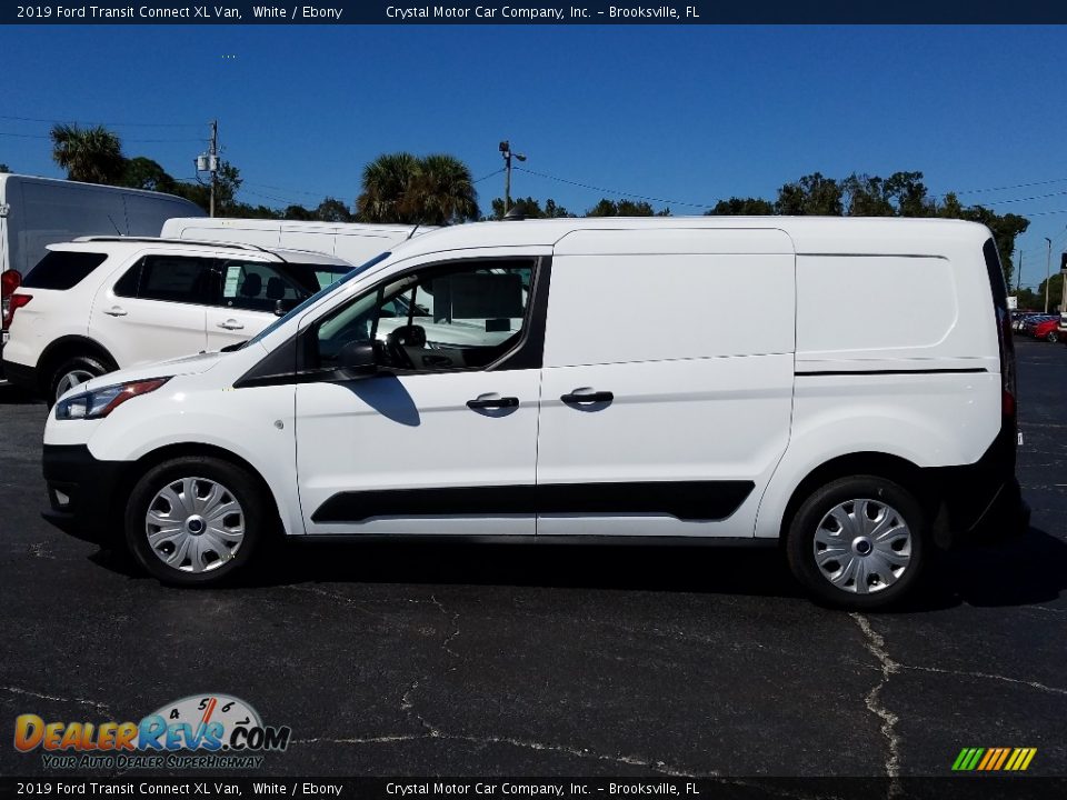 2019 Ford Transit Connect XL Van White / Ebony Photo #2