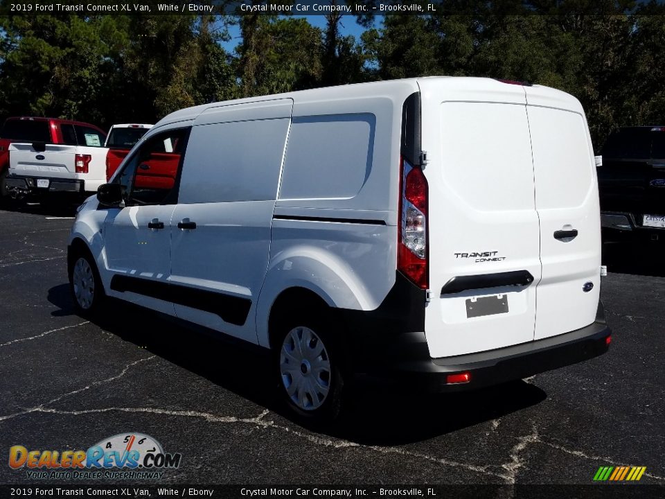 2019 Ford Transit Connect XL Van White / Ebony Photo #3