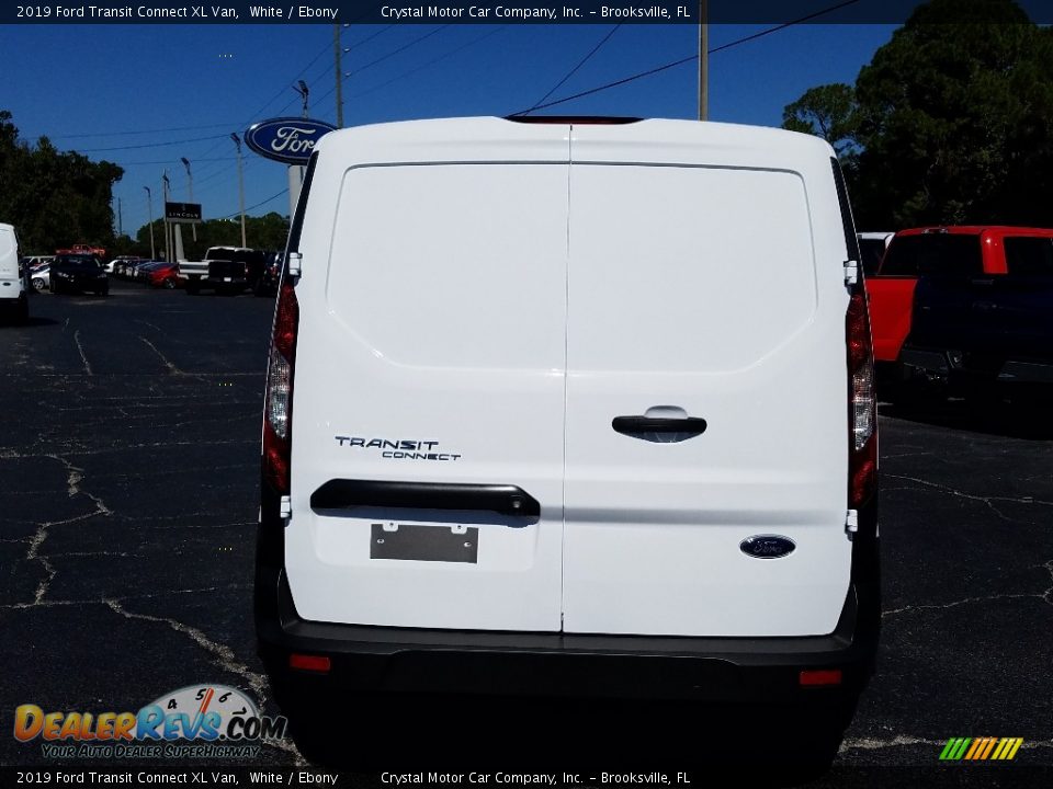 2019 Ford Transit Connect XL Van White / Ebony Photo #4
