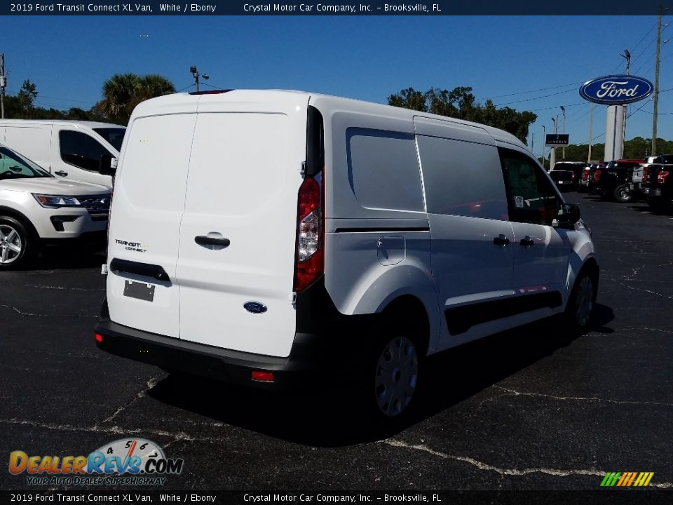 2019 Ford Transit Connect XL Van White / Ebony Photo #5