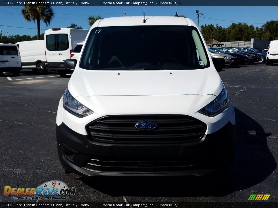 2019 Ford Transit Connect XL Van White / Ebony Photo #8