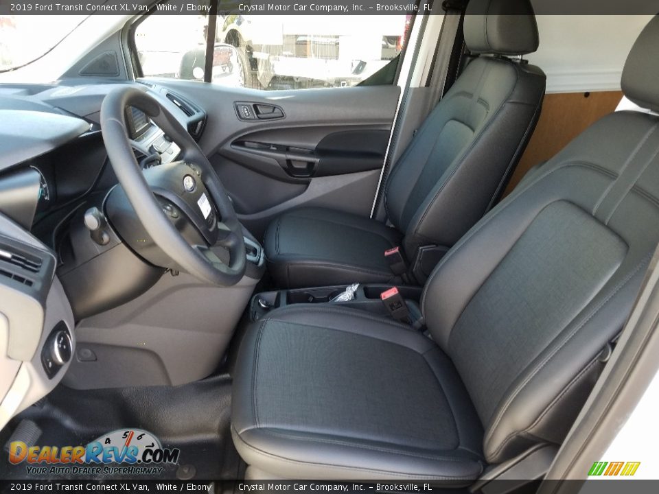2019 Ford Transit Connect XL Van White / Ebony Photo #9