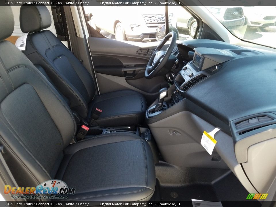 2019 Ford Transit Connect XL Van White / Ebony Photo #12