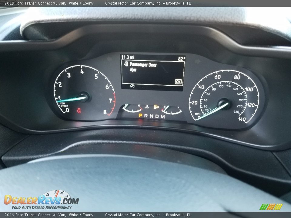 2019 Ford Transit Connect XL Van White / Ebony Photo #14