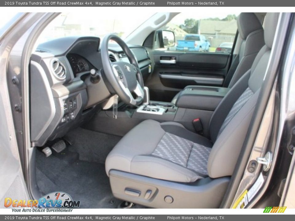 Front Seat of 2019 Toyota Tundra TSS Off Road CrewMax 4x4 Photo #14
