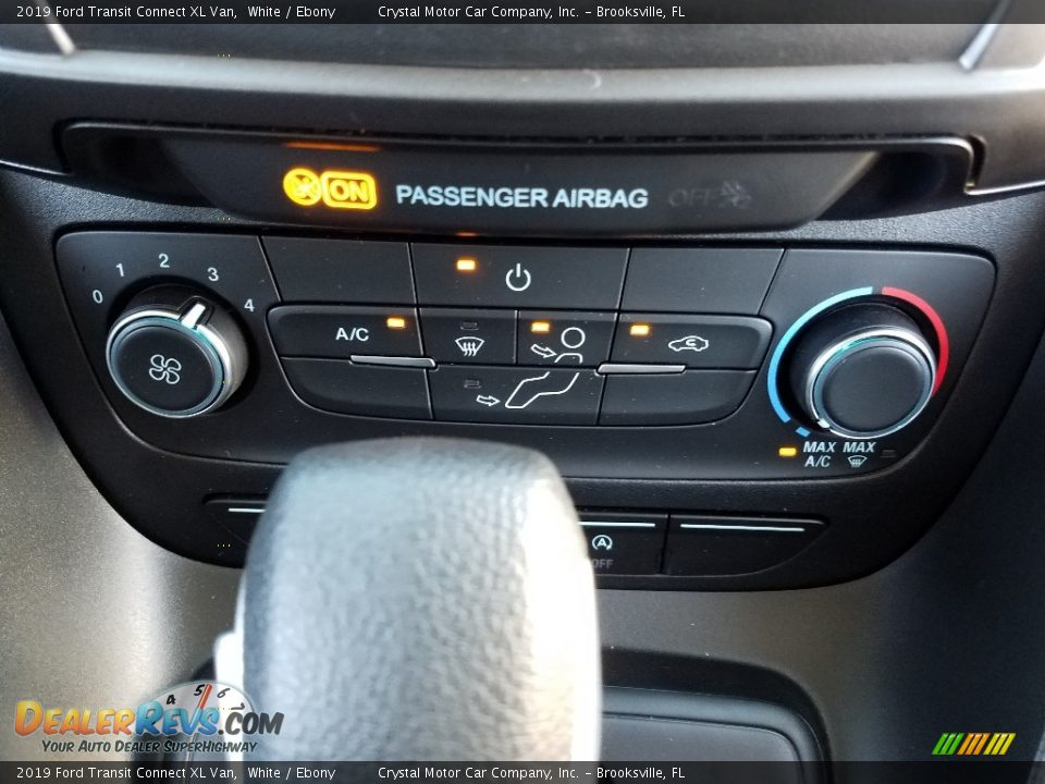 2019 Ford Transit Connect XL Van White / Ebony Photo #18