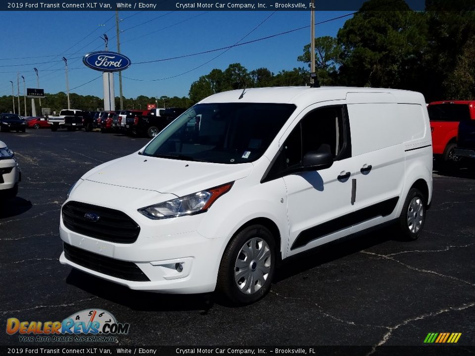 2019 Ford Transit Connect XLT Van White / Ebony Photo #1