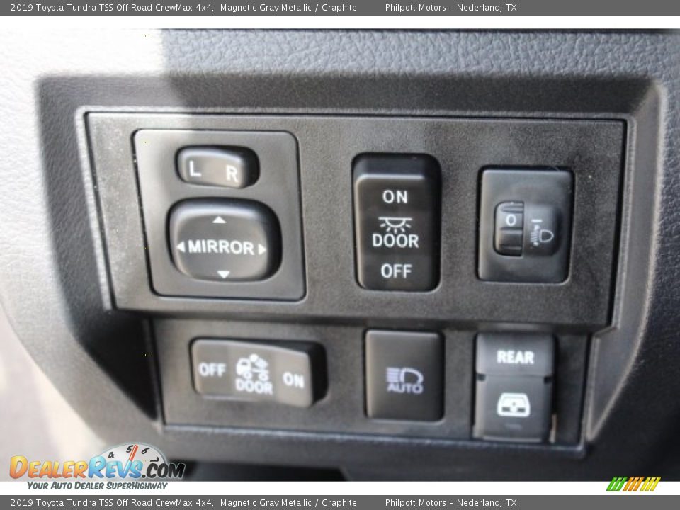 Controls of 2019 Toyota Tundra TSS Off Road CrewMax 4x4 Photo #22