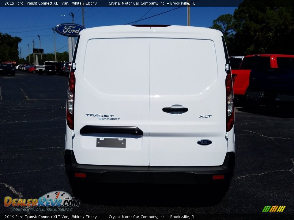 2019 Ford Transit Connect XLT Van White / Ebony Photo #4