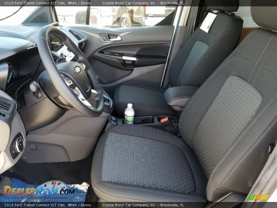 2019 Ford Transit Connect XLT Van White / Ebony Photo #9