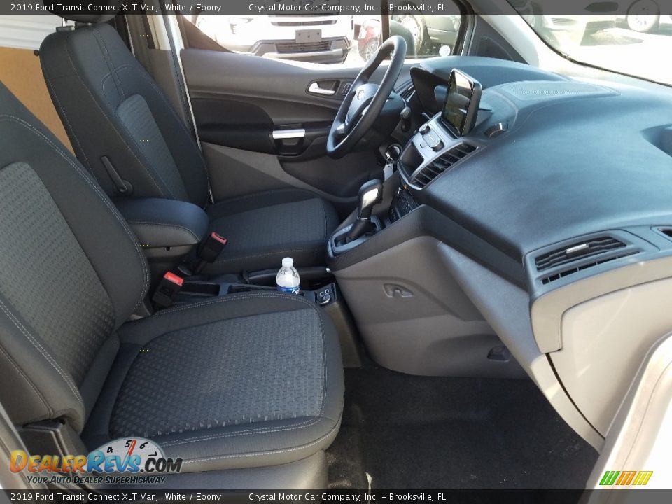 2019 Ford Transit Connect XLT Van White / Ebony Photo #12