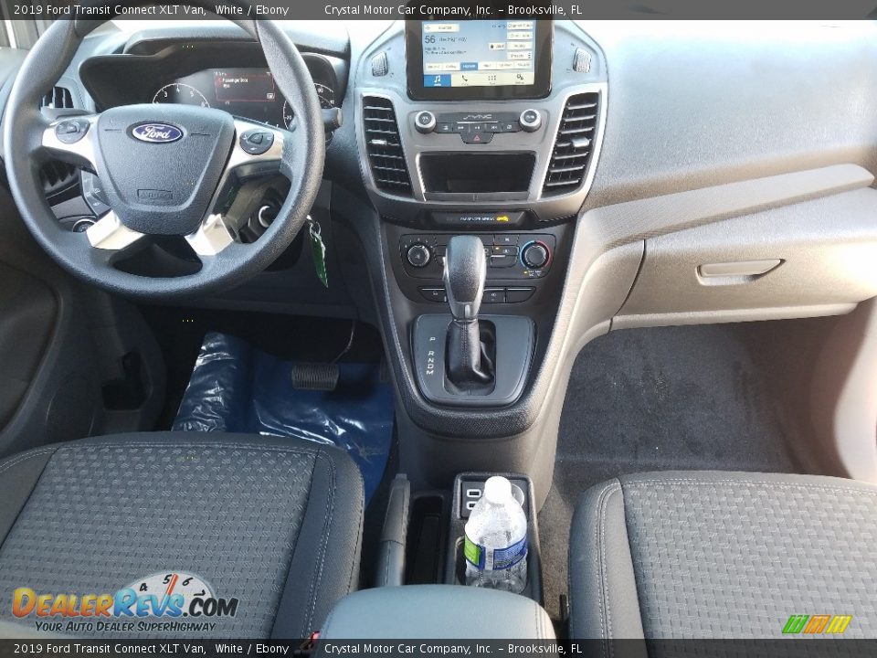 2019 Ford Transit Connect XLT Van White / Ebony Photo #13