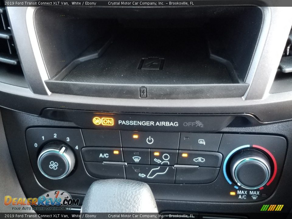 2019 Ford Transit Connect XLT Van White / Ebony Photo #16