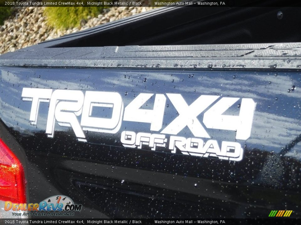 2018 Toyota Tundra Limited CrewMax 4x4 Midnight Black Metallic / Black Photo #4