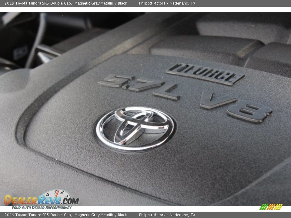 2019 Toyota Tundra SR5 Double Cab Magnetic Gray Metallic / Black Photo #34