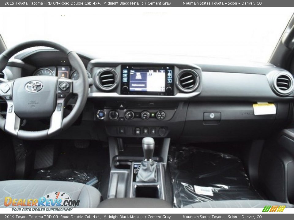 2019 Toyota Tacoma TRD Off-Road Double Cab 4x4 Midnight Black Metallic / Cement Gray Photo #8