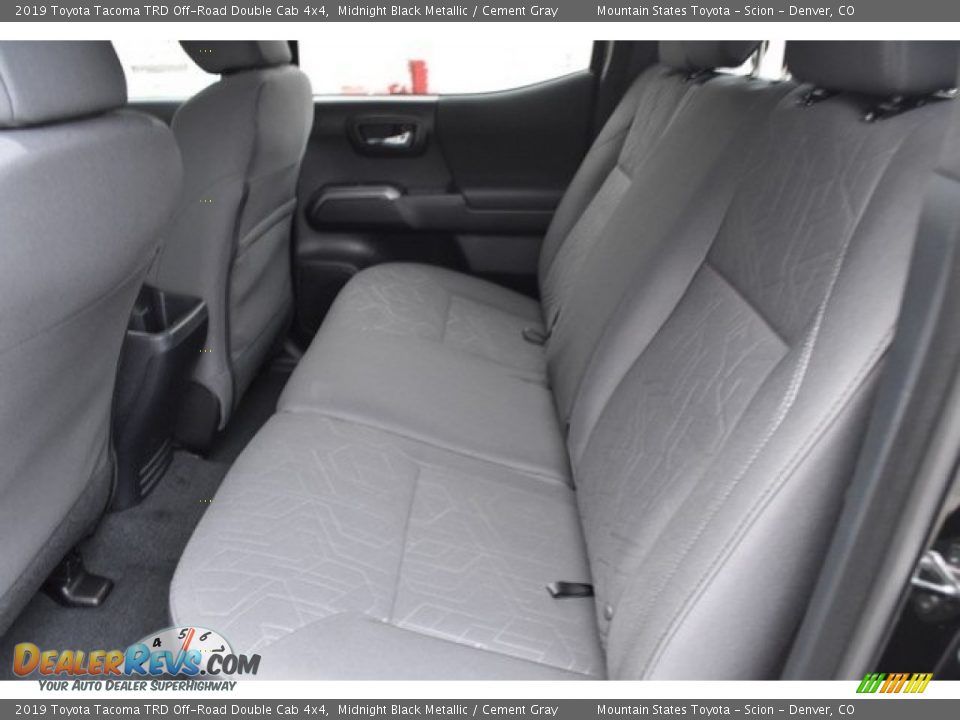 2019 Toyota Tacoma TRD Off-Road Double Cab 4x4 Midnight Black Metallic / Cement Gray Photo #15