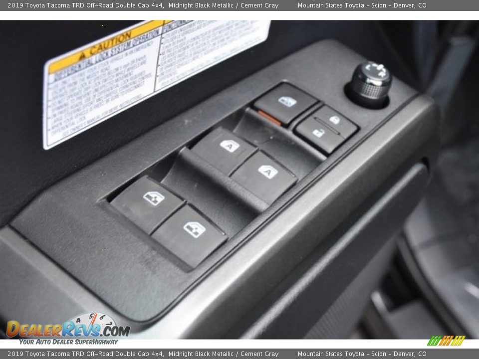 2019 Toyota Tacoma TRD Off-Road Double Cab 4x4 Midnight Black Metallic / Cement Gray Photo #24