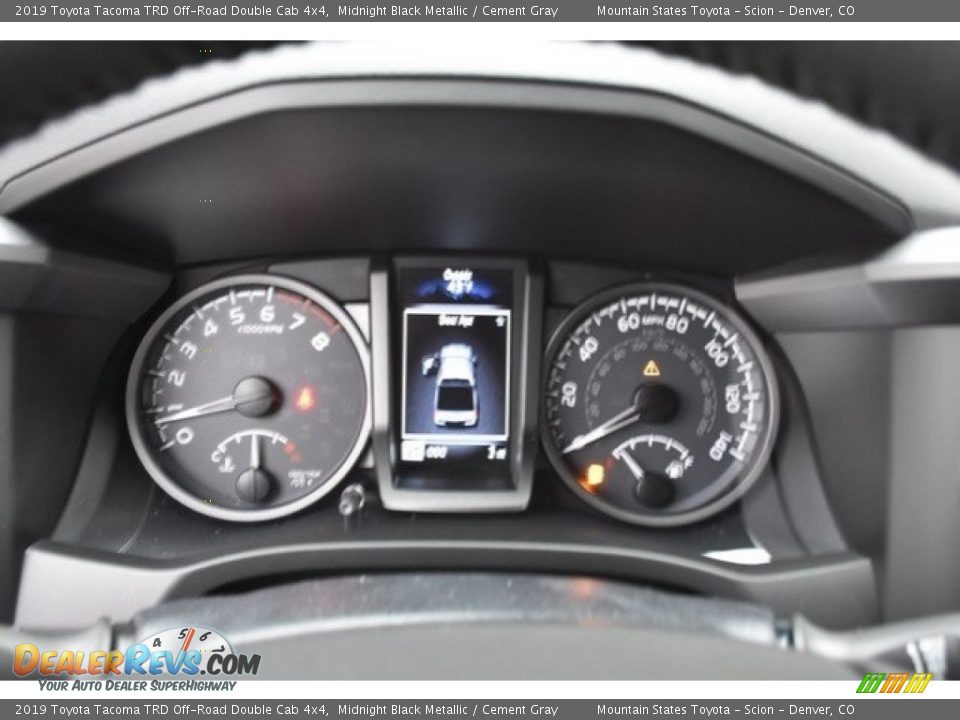 2019 Toyota Tacoma TRD Off-Road Double Cab 4x4 Midnight Black Metallic / Cement Gray Photo #28