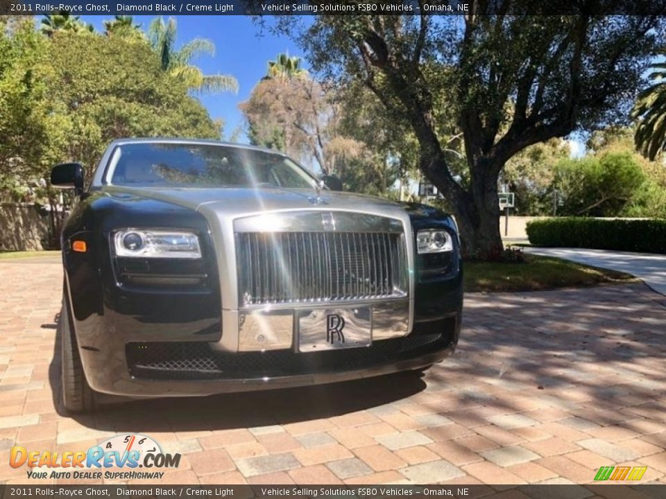 2011 Rolls-Royce Ghost Diamond Black / Creme Light Photo #3