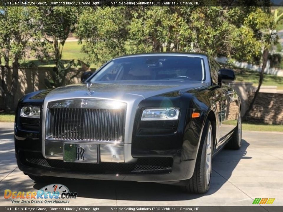 2011 Rolls-Royce Ghost Diamond Black / Creme Light Photo #6