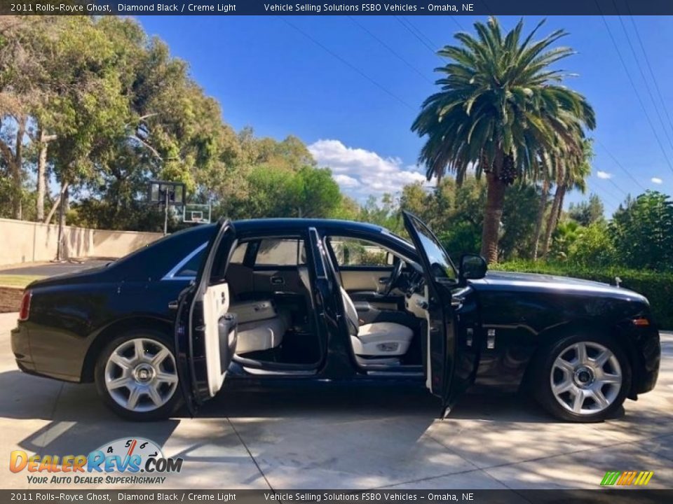 2011 Rolls-Royce Ghost Diamond Black / Creme Light Photo #9