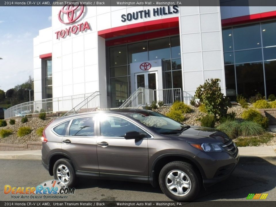 2014 Honda CR-V LX AWD Urban Titanium Metallic / Black Photo #2