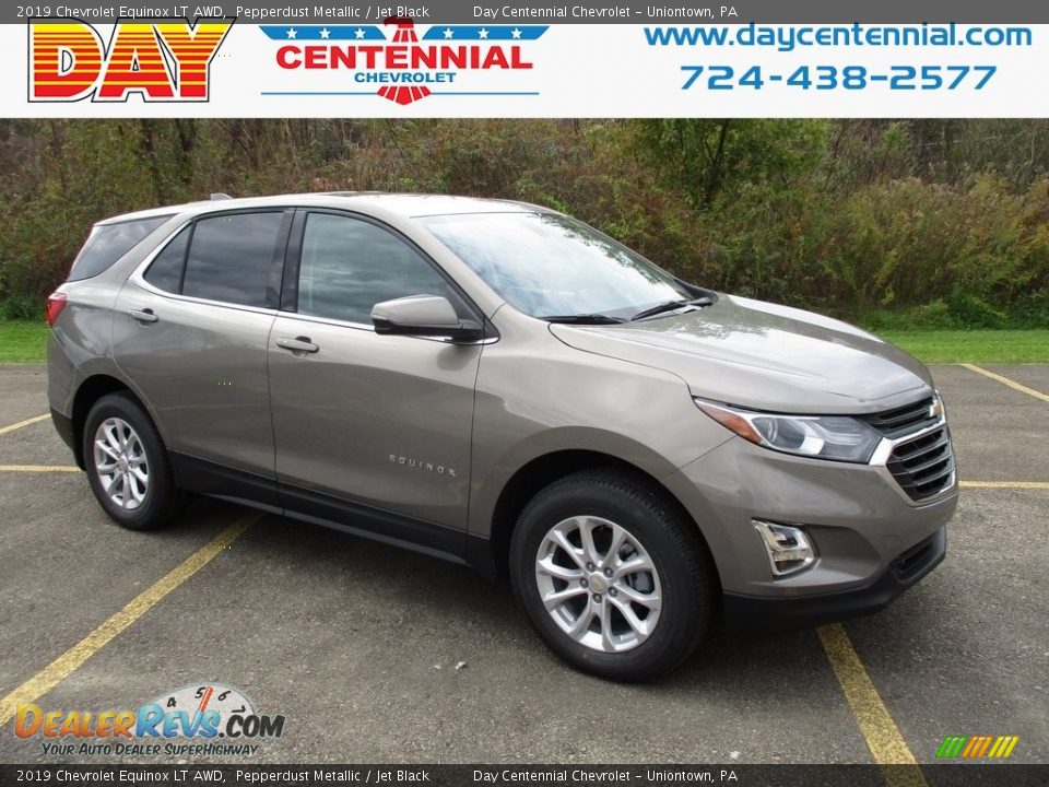 2019 Chevrolet Equinox LT AWD Pepperdust Metallic / Jet Black Photo #1