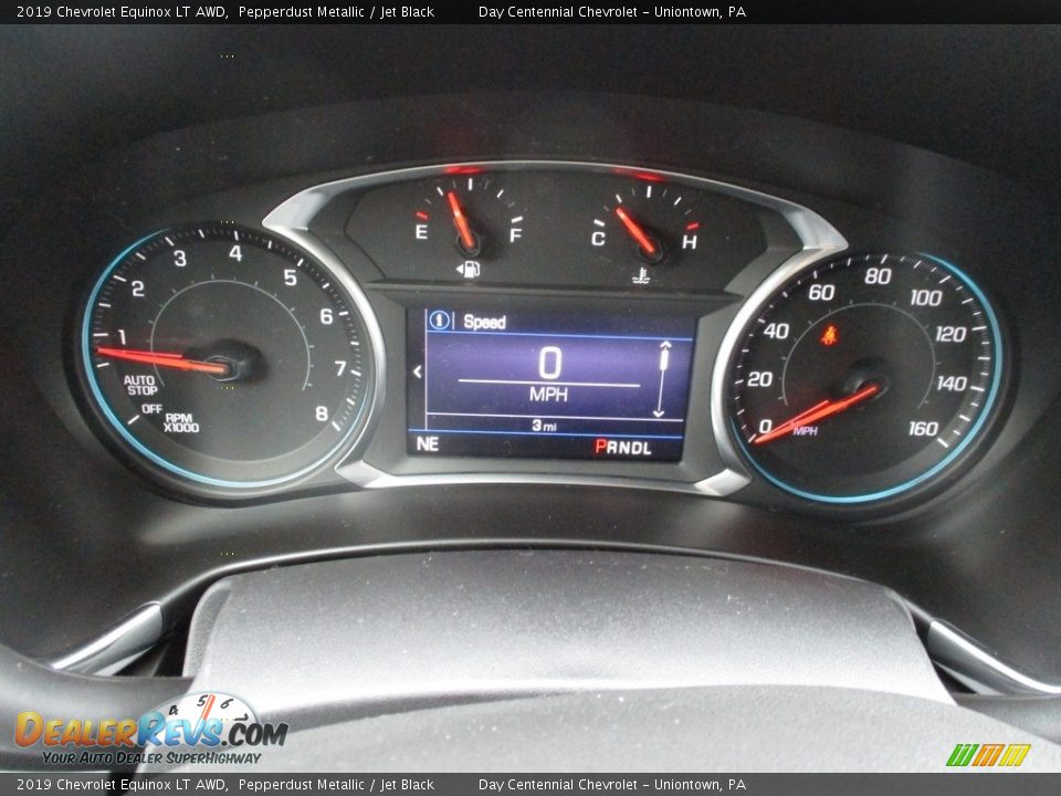 2019 Chevrolet Equinox LT AWD Pepperdust Metallic / Jet Black Photo #15