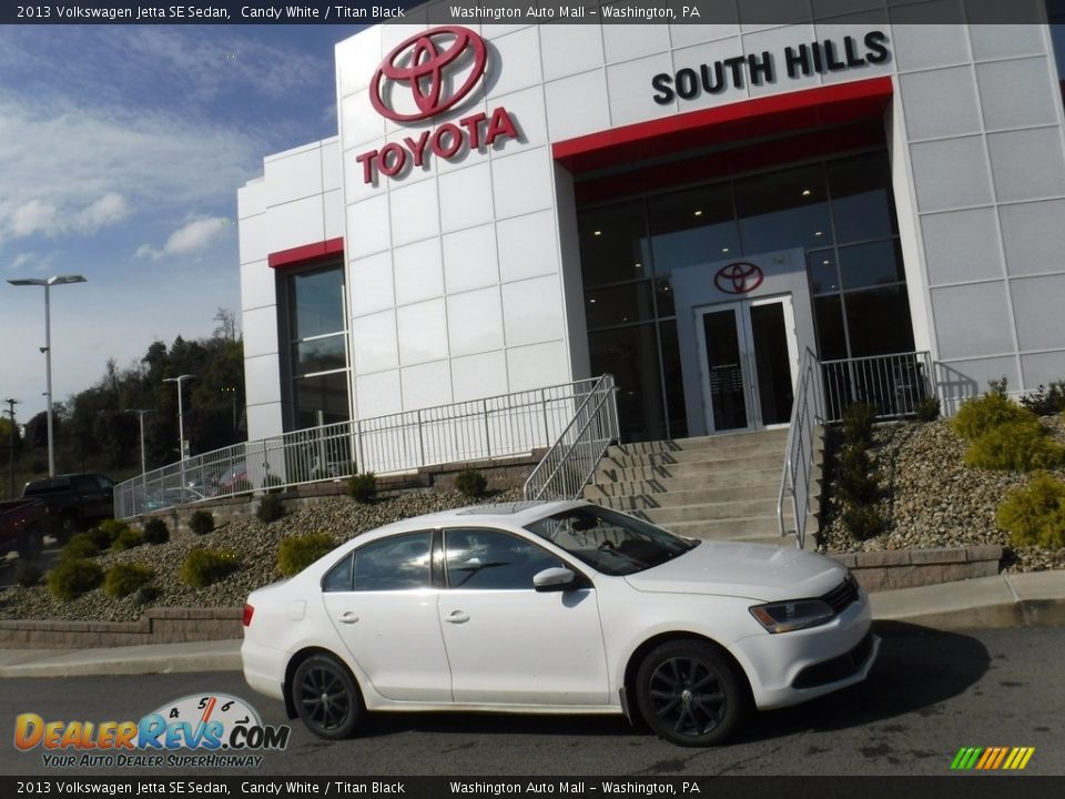 2013 Volkswagen Jetta SE Sedan Candy White / Titan Black Photo #2