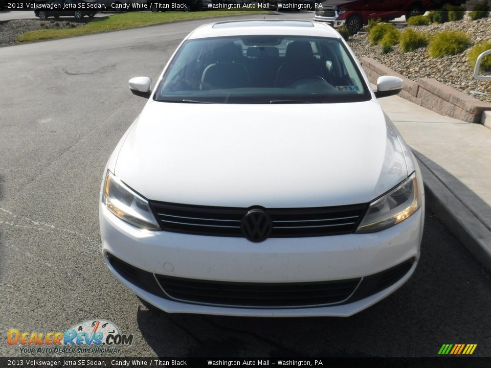 2013 Volkswagen Jetta SE Sedan Candy White / Titan Black Photo #4