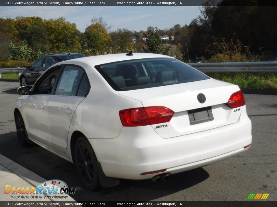 2013 Volkswagen Jetta SE Sedan Candy White / Titan Black Photo #6