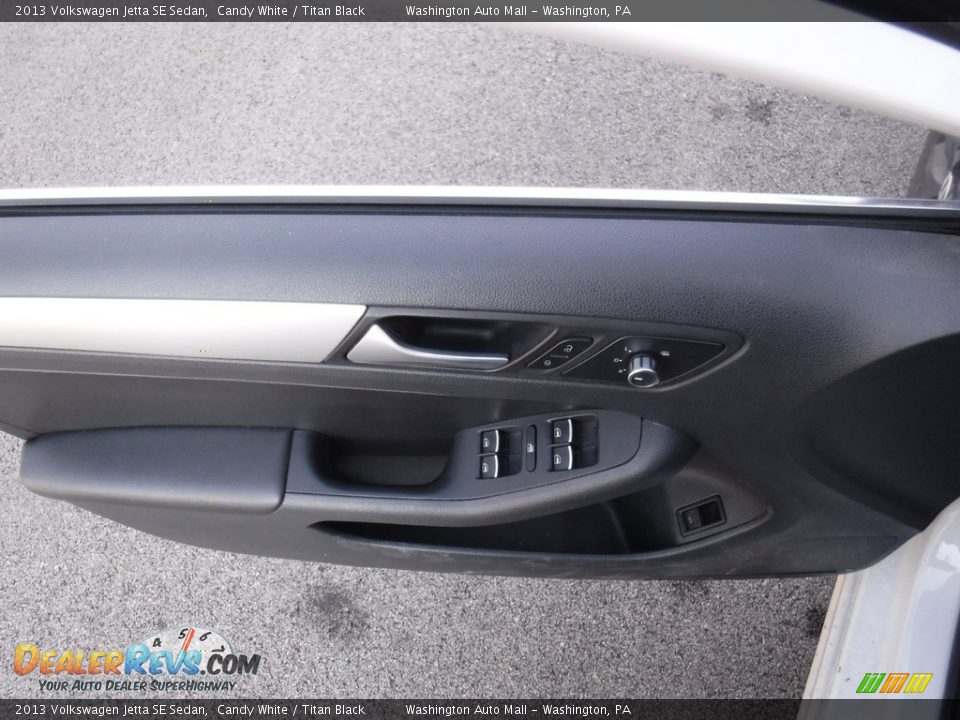2013 Volkswagen Jetta SE Sedan Candy White / Titan Black Photo #9