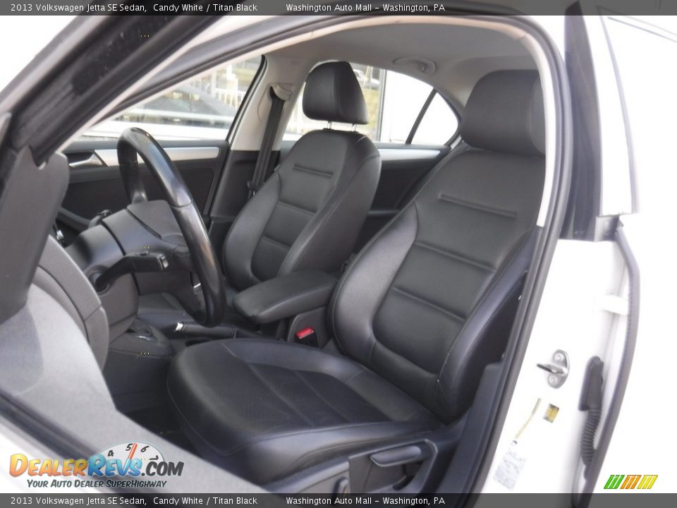 2013 Volkswagen Jetta SE Sedan Candy White / Titan Black Photo #11