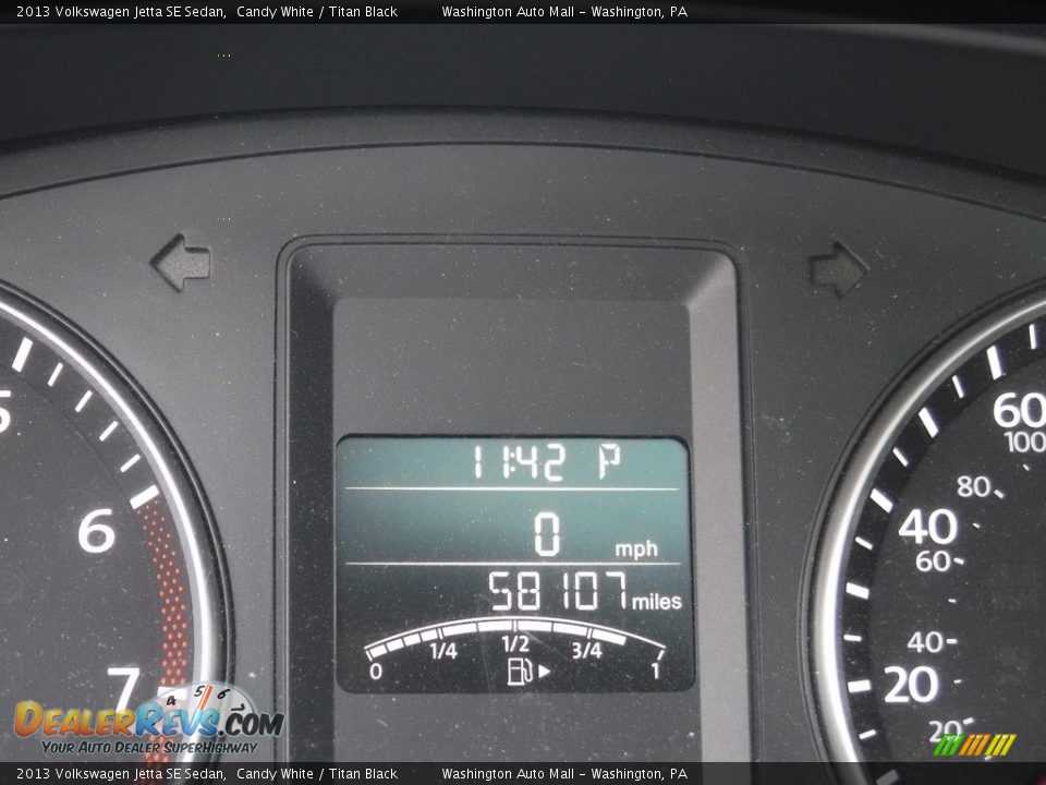 2013 Volkswagen Jetta SE Sedan Candy White / Titan Black Photo #20